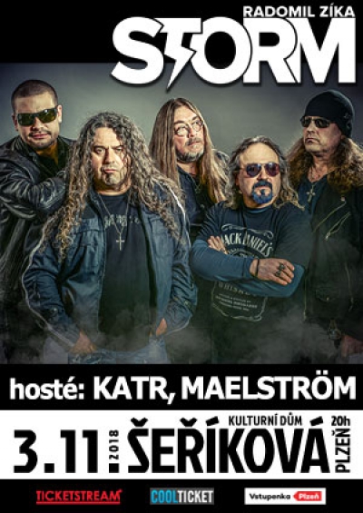 03. 11. 2018 / Storm - premiérový koncert + křest CD, hosté: Katr, Maelström