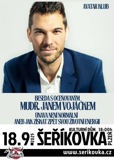 18.9.2025 / AVATAR klub  Beseda s oceňovaným MUDr. Janem Vojáčkem - Únava není normální