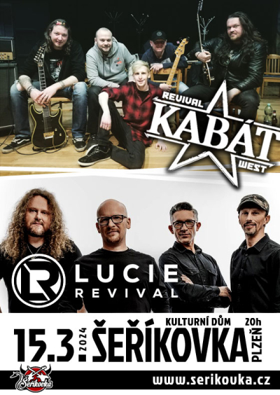 15.03. 2024 / Kabát West + Lucie revival