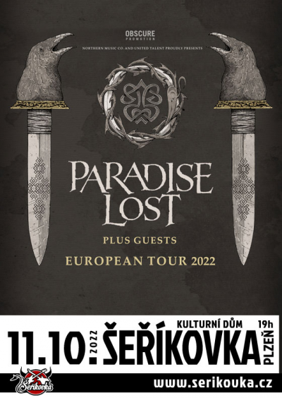 11.10. 2022 / PARADISE LOST + hosté