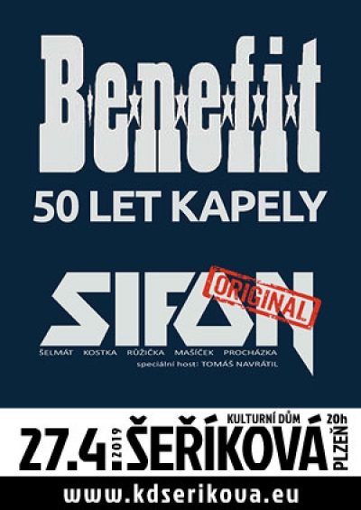 27. 04. 2019 / Benefit – 50 let + Sifon naEx