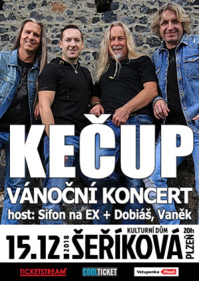 15. 12. 2018 / Kečup – vánoční koncert, host: Sifon naEX