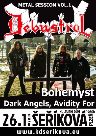 26. 01. 2019 / Metal Session vol. 1 – Debustrol, Bohemyst, Dark Angels, Avidity For