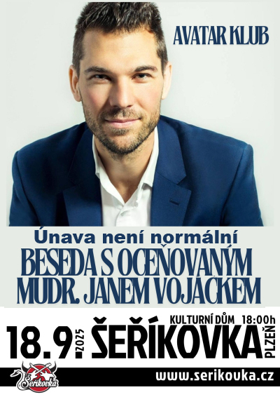 18.9.2025 / AVATAR klub: Beseda s oceňovaným MUDr. Janem Vojáčkem - Únava není normální