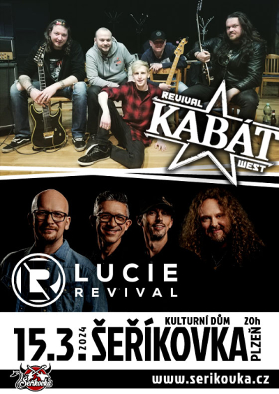 15.03. 2024 / Kabát West + Lucie revival