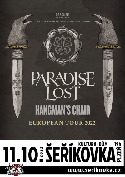 11.10. 2022 / PARADISE LOST + HANGMAN´S CHAIR